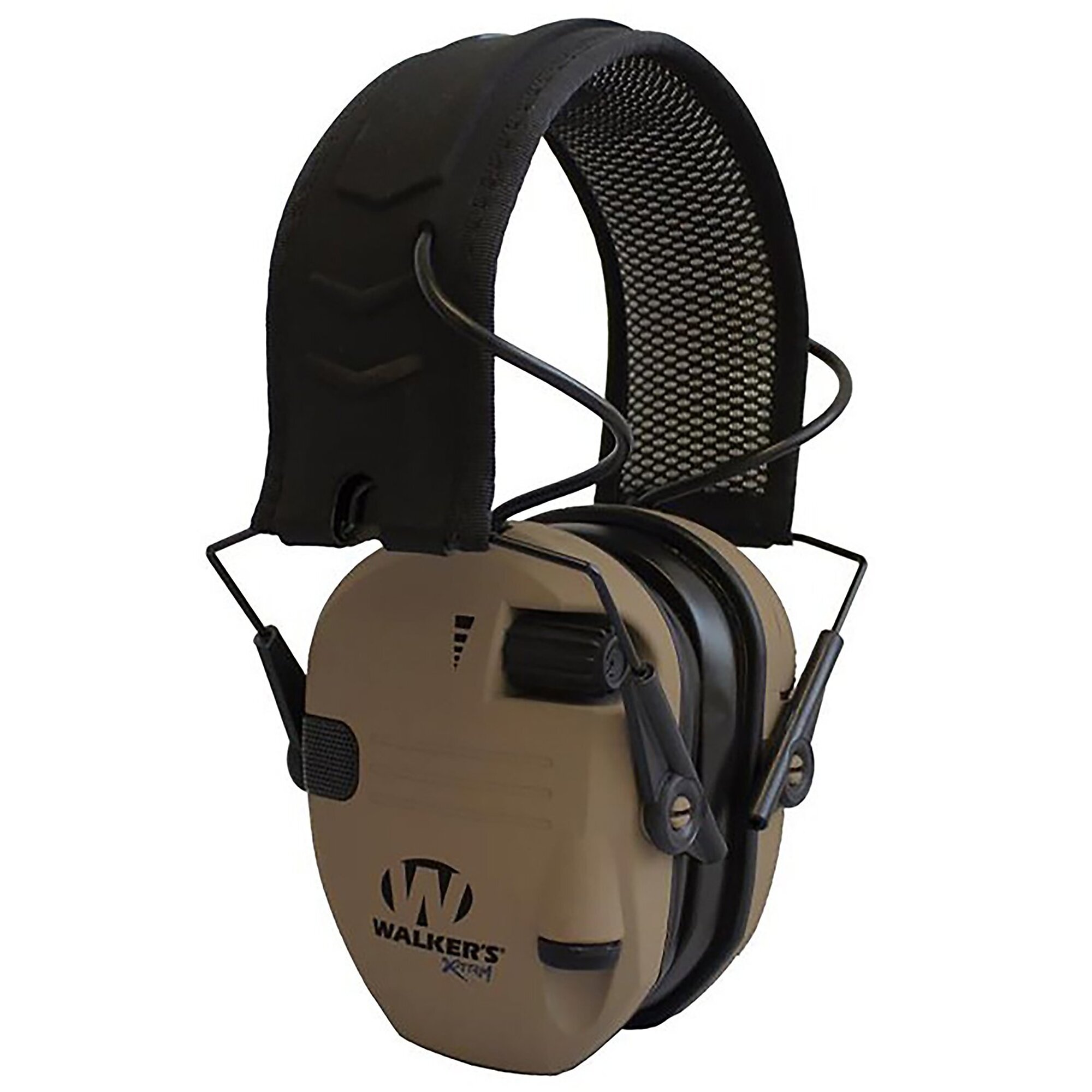 Walkers Game Ear Razor XTRM Muff - 21dB NRR, Cooling Pads, Comfort Gel Earpads, Battle Brown, Model# GWP-XRSEM-BB